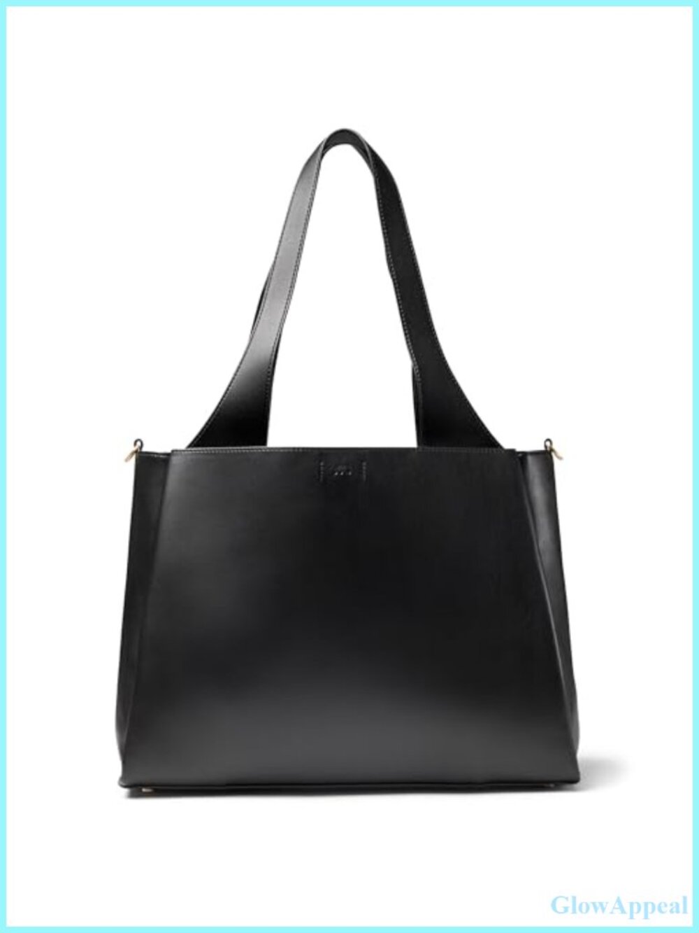 18L Soft Work Tote Bag Laptop Sleeve Travel Tote PU-Coated